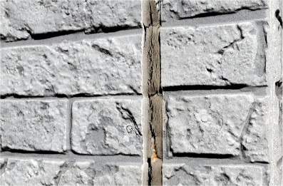 壁と壁のつぎ目の劣化